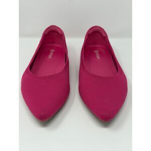 Vivaia Women's Aria 5 Pointed Toe Ballet Flat Pitaya Hot Pink Size 39.5 US 9